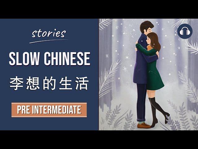 李想的生活 | Slow Chinese Stories Pre Intermediate | Chinese Listening Practice HSK 4/5