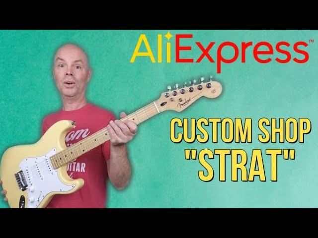 Aliexpress Custom Stratocaster Review & Demo #chibson #replica #madeinchina