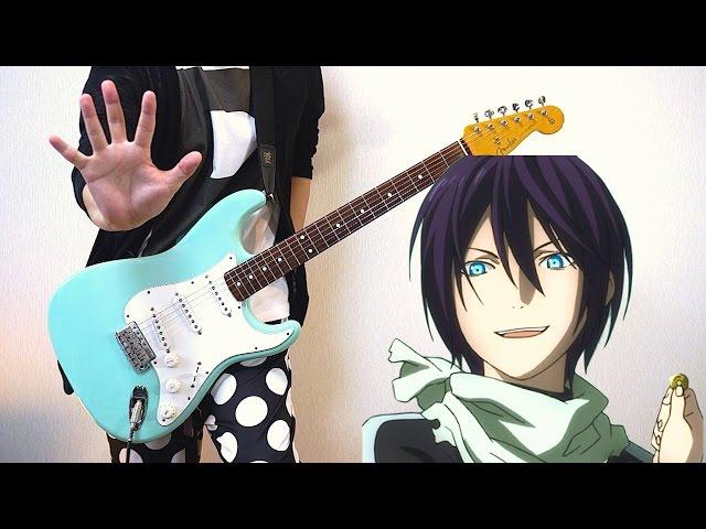 【TAB】Noragami Aragoto OP -ノラガミ【狂乱Hey Kids!!】 (Guitar Cover) ギター 弾いてみた