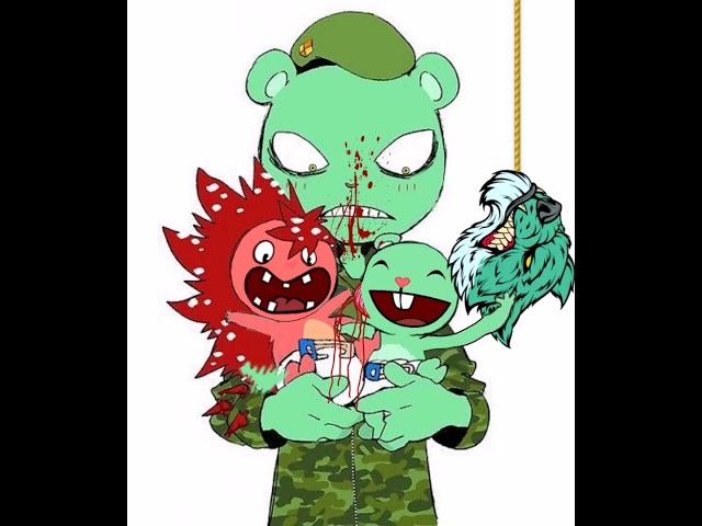 FLIPPY'S REBEL BABIES PART 9 #happytreefriends2022 #flippyxflaky #htf2022 #htf #shorts