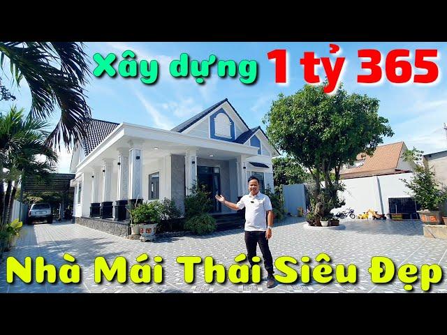 Nhà mái Thái siêu đẹp xây dựng 1 tỷ 365 triệu chìa khóa trao tay ở Bà Rịa Vũng Tàu