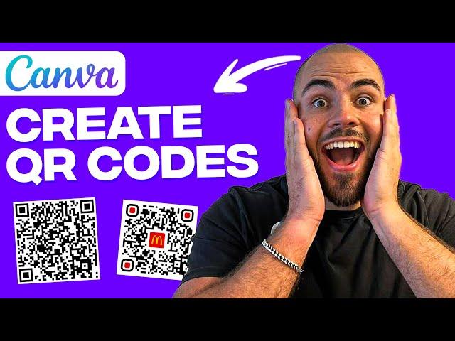 How To Create QR Codes In Canva FOR FREE | For Beginners (2025)