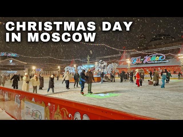 What is it like in Moscow, Russia on Christmas Day?