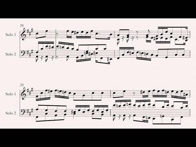 Piano sonata in A finale