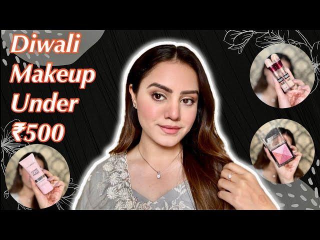 Diwali festive makeup tutorial | *Affordable festive makeup kit* Beginner's friendly  Kp styles