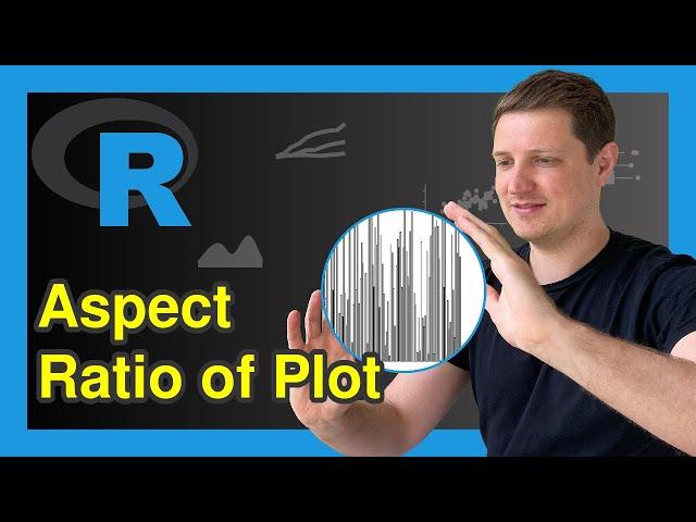 Set Aspect Ratio in R Plot (2 Example Codes) | asp Option of Scatterplot & Barplot | plot Function