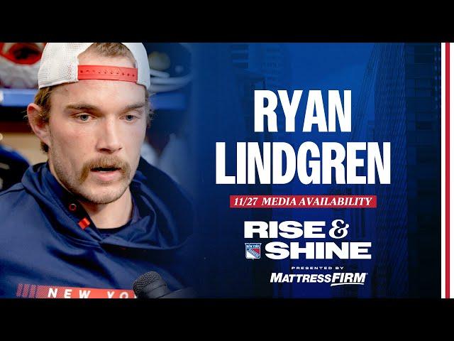 NYR vs BUF: Ryan Lindgren Pregame Media Availability | November 27, 2023