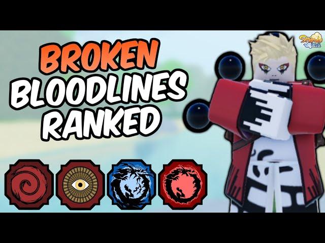 Every Broken Bloodline RANKED From One to Ten! | Shindo Life Bloodline Tier List