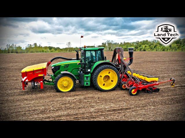 НА НЕМ Я БУДУ РАБОТАТЬ САМ! Фермер на новом тракторе JOHN DEERE 6155M с сеялкой VADERSTAD TEMPO V!