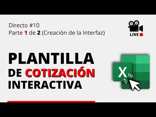 Cómo Hacer una Plantilla de Cotización Interactiva en Excel con Impresión en PDF (Parte 1 de 2)