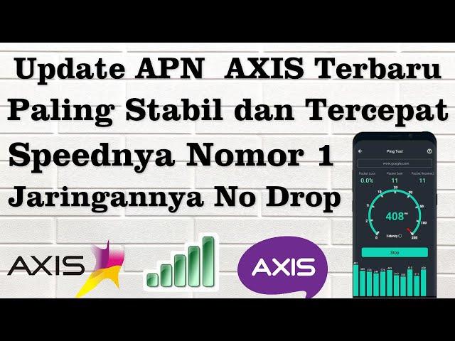 Update APN AXIS Terbaru Paling Stabil dan Tercepat || Speednya Nomor 1, Jaringannya No Drop