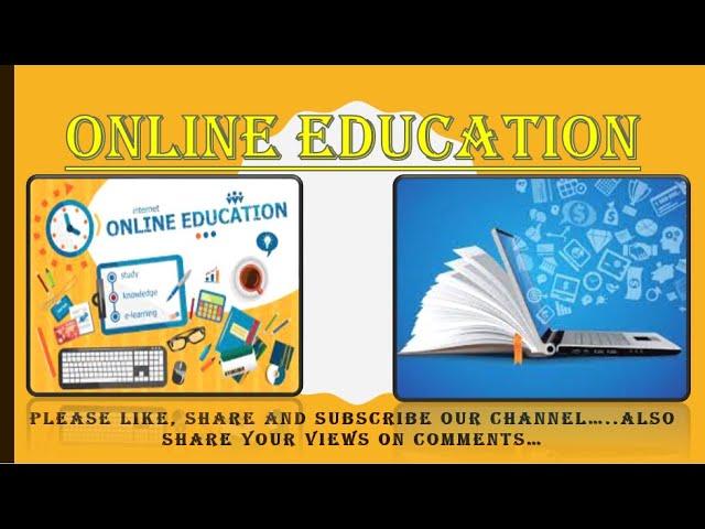 POWERPOINT PRESENTATION ON ONLINE EDUCATION