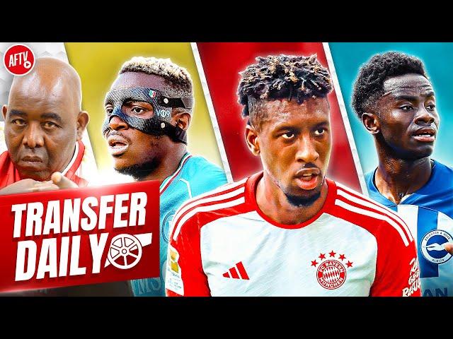 Arsenal Plot Coman Signing, Interest In Simon Adingra & Osimhen Transfer Request! | Transfer Daily