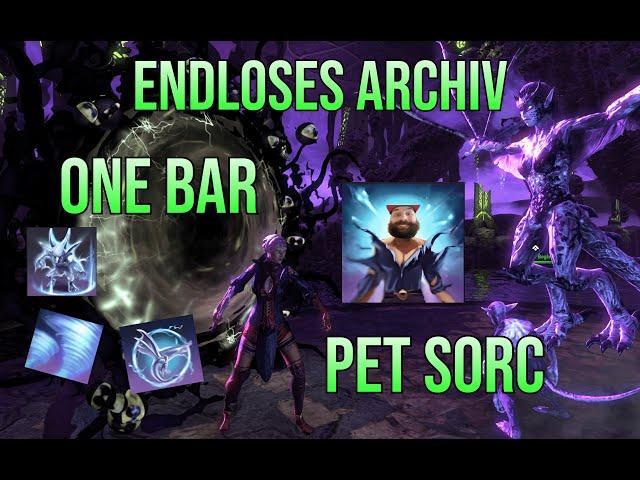 Heavy Attack OneBar Pet Sorc für das Endlose Archiv - ESO