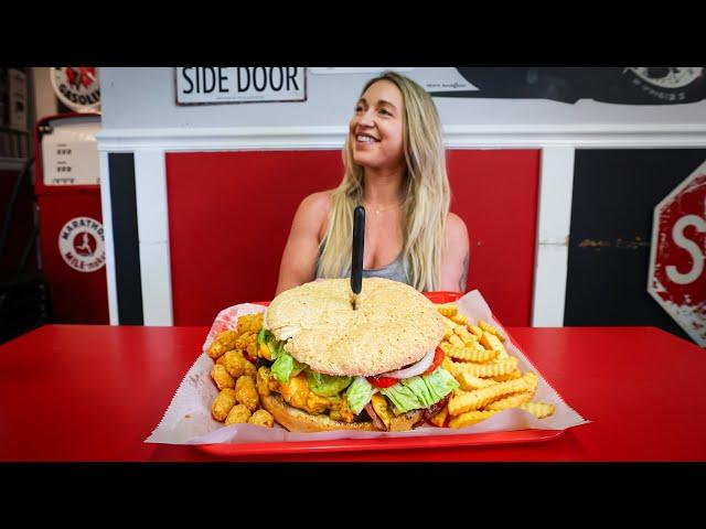 A Man Bet $100 I Couldn't Beat Algood Diner's 5lb Burger Challenge