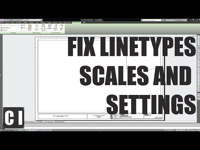 AutoCAD Tutorial: Linetype Scales and Fixing Linetype Display Issues