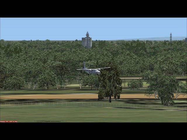 FSX Aero Design AC 52 windy approach at Diepholz AB (ETND) Diepholz Germany