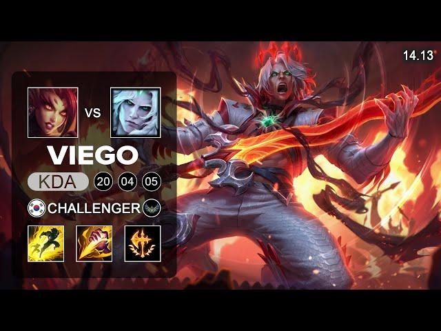 Viego vs Zyra Jungle - KR Challenger - Patch 14.13 Season 14