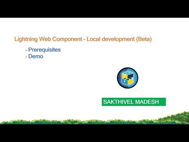 Salesforce Lightning Web Component (LWC) - Local development with Demo