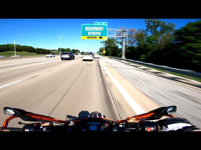 Highway testing my KTM 690 SMC R | Is it comfortable?