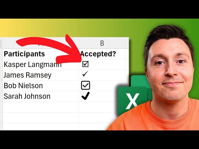 How to Add a Checkmark Symbol in Excel (Tick Symbol)