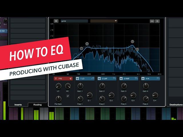 EQing in Cubase | Understanding EQ, High-Pass & Low-Pass Filters | Mixing | DAW | Music Production