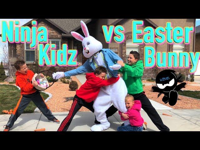 Ninja Kidz catch The Easter Bunny!