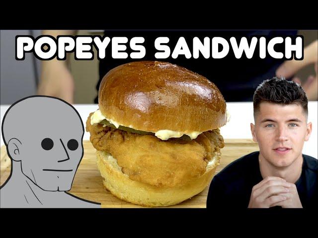 Following Instructions from Nick DiGiovanni (Popeyes Chicken Sandwich)