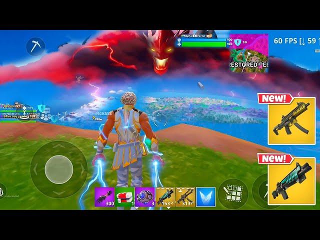 Samsung S23 Ultra 60 FPS Fortnite Mobile Gameplay *35 Elimination, One last game before season 3*