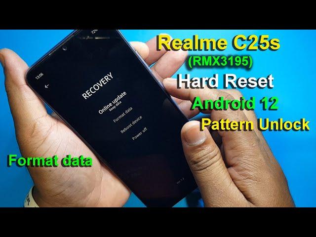 Realme C25s Hard Reset Android 12/Realme (RMX3195) Factory Reset