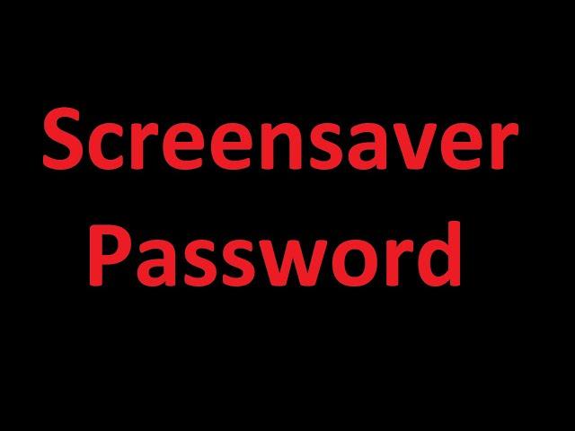 Password protect the screen saver - Using Windows 10 #22