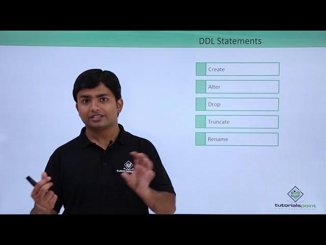 Oracle - SQL - DDL Statements