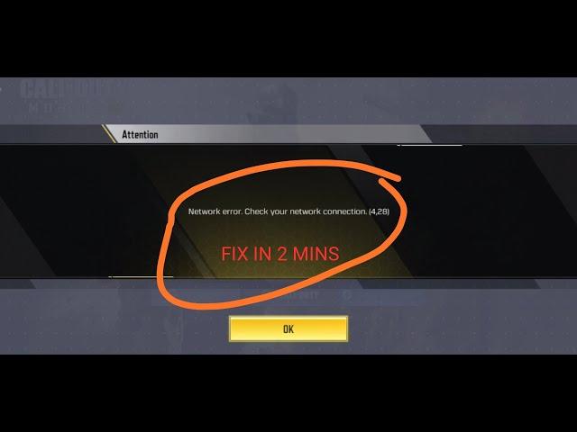 How to fix NO NETWORK CONNECTION IN CALL OF DUTY MOBILE codm/fix download configuration failed