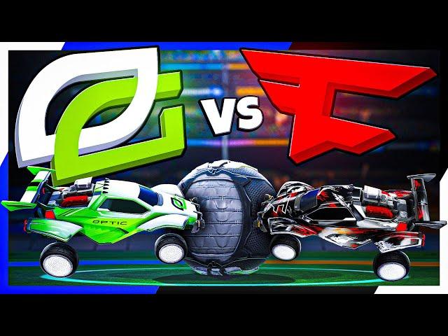 The Greatest Reverse Sweep In RLCS History.. | OpTic Gaming Comms VS FaZe Clan