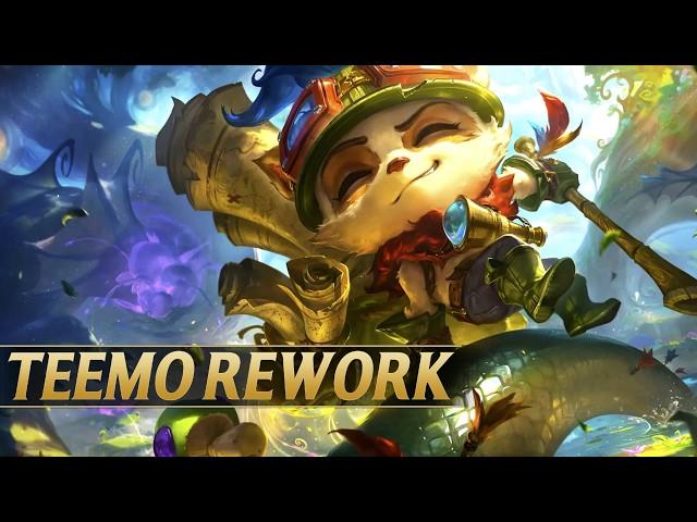 TEEMO REWORK NEW GAMEPLAY, Abilities, Skins, Comparison, Splash Art - League of Legends