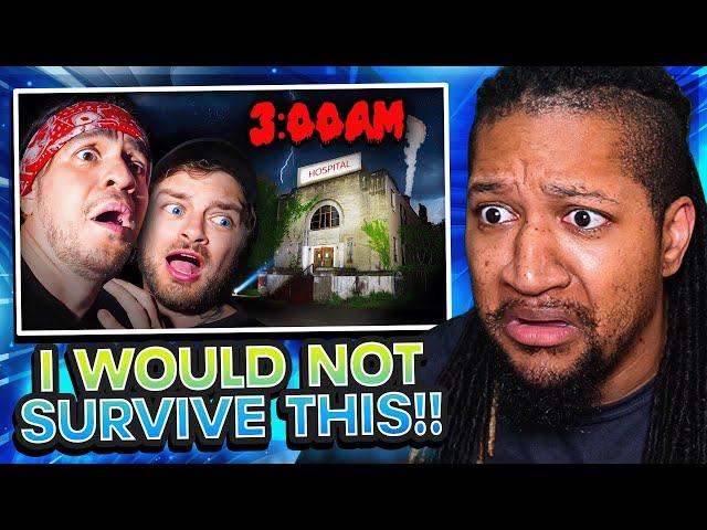 The Boys Overnight in a Haunted Hospital (Reaction)