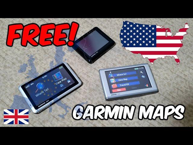 How to Get FREE Latest Garmin Maps - Restore Old GPS Units