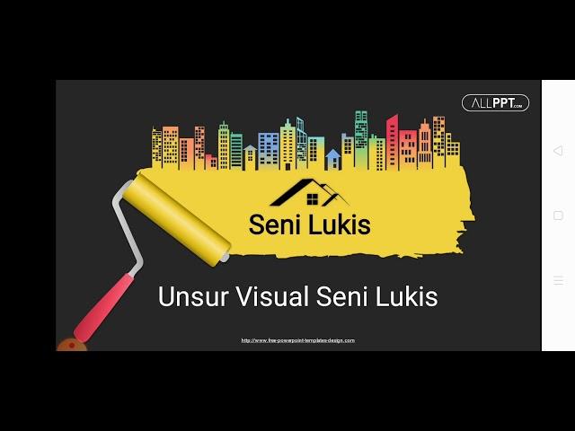 Unsur visual dan prinsip desain dalam seni lukis | kelas XI