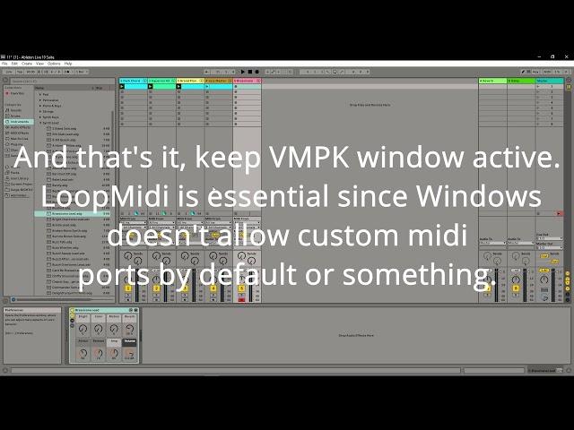 Better Virtual Keyboard For Ableton Live, Bitwig, Reason with VMPK