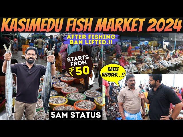 Kasimedu FISH PRICE (After Ban) | Biggest Fish Market in Chennai | காசிமேடு | MK Reacts