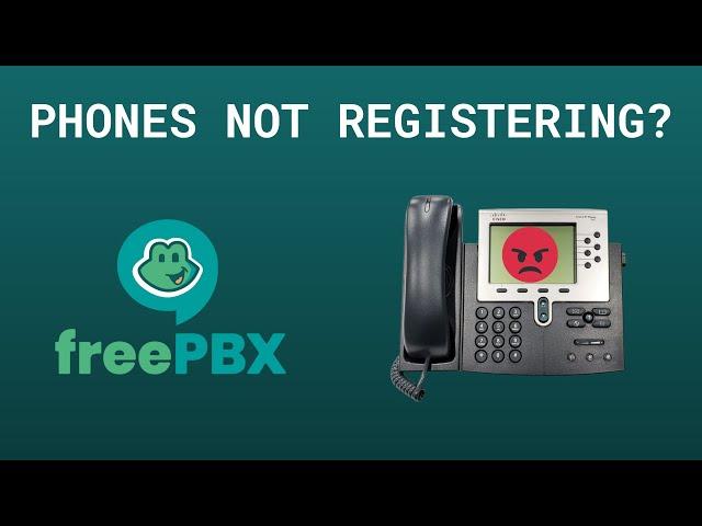 PBX phones not registering? Try this! | FreePBX VOIP | Ham Radio & Networking