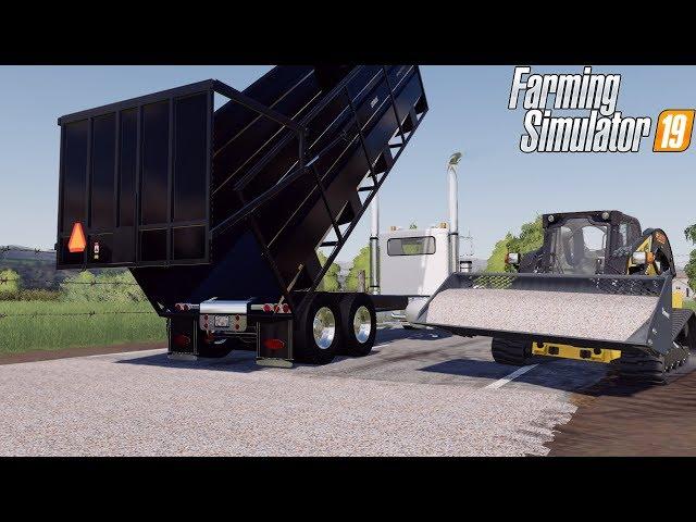 BOUGHT AN EXCAVATING COMPANY | ROAD GRADING | FARMING SIMULATOR 2019