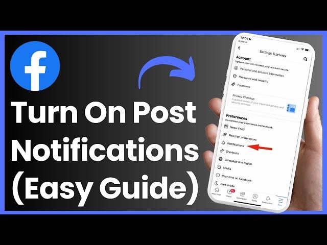 How to Get Notifications When Someone Posts On Facebook Mobile