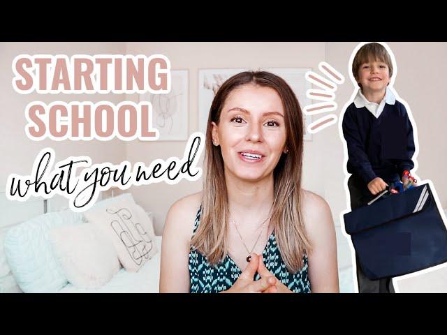 STARTING SCHOOL TIPS AND CHECKLIST | HOW TO PREPARE YOUR CHILD FOR SCHOOL | RECEPTION 2022 UK