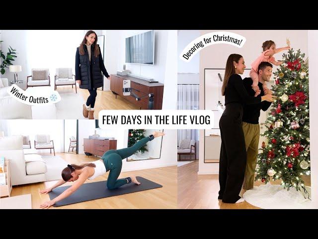 VLOG | Winter Outfits, Decorate With Us for Christmas & New Routines | Annie Jaffrey