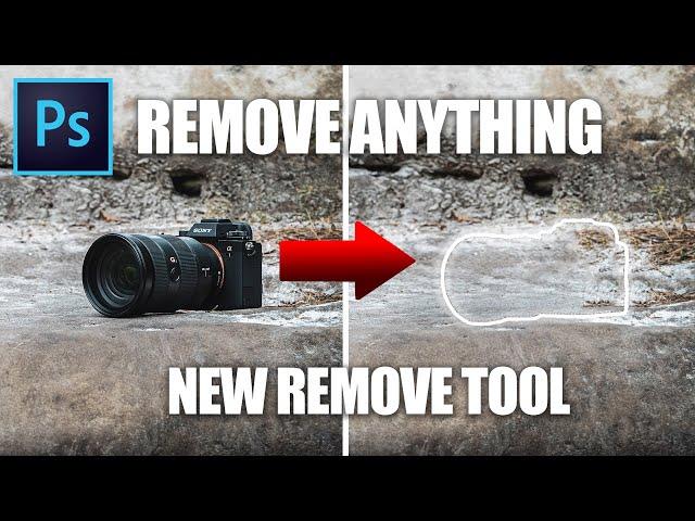 Photoshop's New REMOVE TOOL is a GAME CHANGER | Tutorial Tuesday