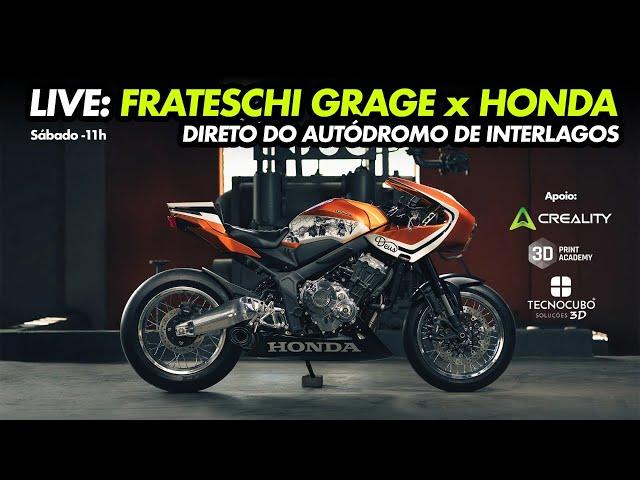 LIVE: Projeto Frateschi 3D + Honda + Creality - DIRETO DE INTERLAGOS