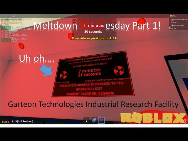 Meltdown Wednesday Part 1 | Shutdown and Meltdown in GTIRF