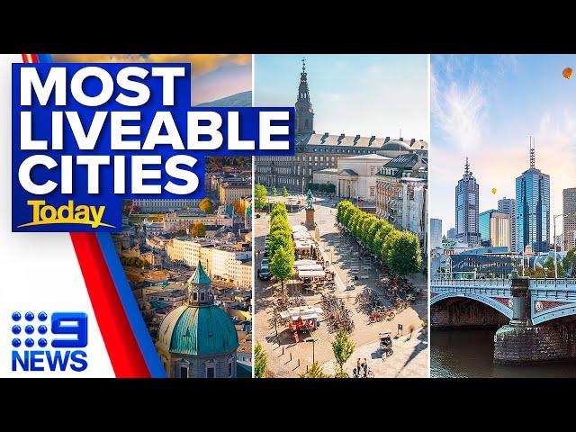 Melbourne declared Australia’s ‘most liveable city’ on global ranking | 9 News Australia