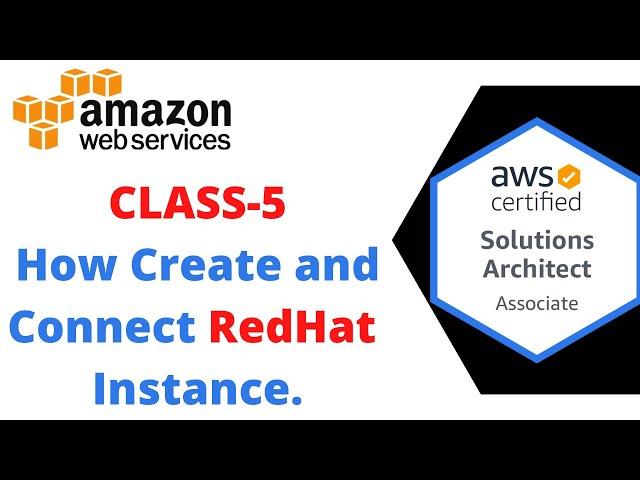 How to create Redhat EC2 instance ? Connect aws linux instance step by step guide | AWS_Training